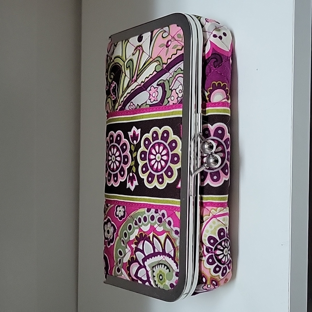 Vera Bradley Kiss Lock Makeup Bag
